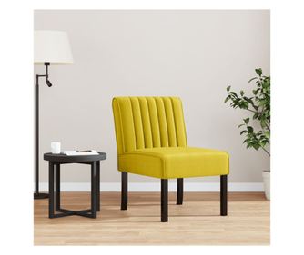 Fotelja, žuta, baršun