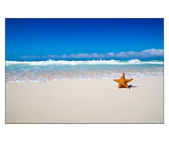 Fototapeta rosstar abstraktní dekorace výhled na moře pláž 3D efekt 180x120  180x120cm