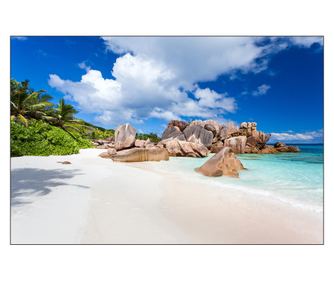 Fototapeta oceán skály nebe exotický život Moderní 3D dekorace do obývacího pokoje 368x254  368x254cm