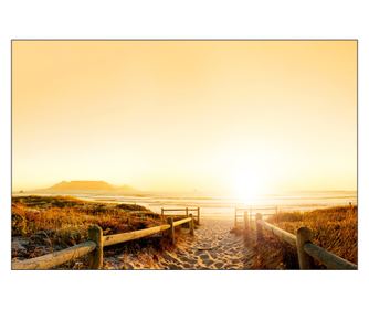 Fototapeta pláž moře nebe západ slunce obývací pokoj ložnice s 3D efektem 90x60  90x60