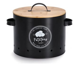 Retro Potatoes fm krumplist, fekete,  22,5 - 28 x 18 - 21 cm