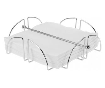 Kivl minsg szalvtatart, krmozott acl, 19 x 19 x 6 cm