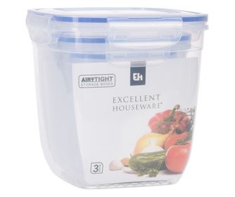 3 db Excellent lgmentart doboz, lgmentesen zrd, manyag, 1100, 1950, 3250 ml