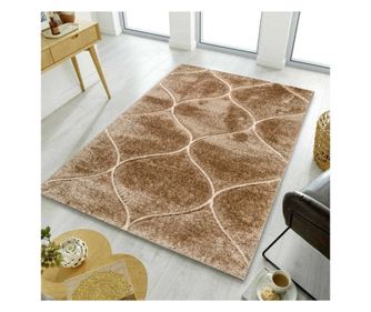 Килим Оскар 4D Sun Кафяв, 50x80 см, Правоъгълен