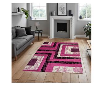 Килим Friese Квадрат Розов, 150x233 см, Правоъгълен