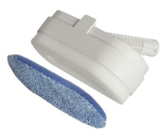 Perie de curățare de rezervă 2in1 AENO ASMOB1, Compatibilă cu SM1, Vârf microfibră, Alb