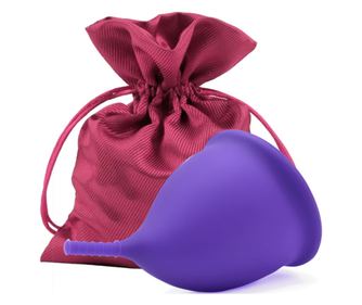 Cupă Menstruală Drop, Mov, mărimi S, L - S