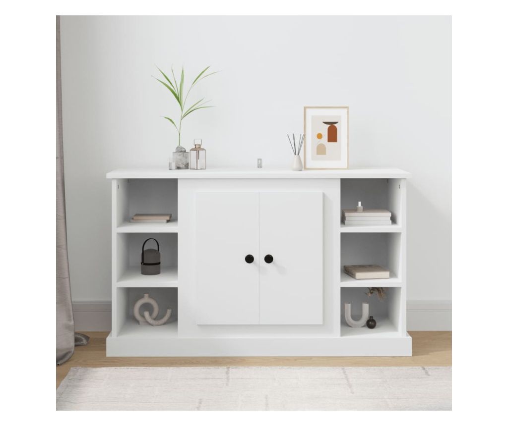 Konzola, bijela, 100x35,5x60 cm, obrađeno drvo