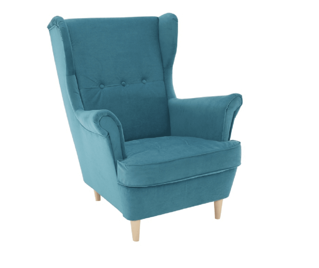 Fotoliu, material textil petrol/fag, RUFINO 3 NEW, Sani, 82 x 104 x 90 cm