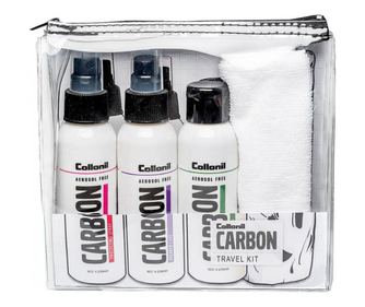 Set pentru curatare pantofi sport, de voiaj, Collonil CARBON LAB Travel Kit