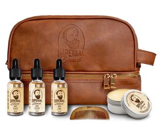 Kit de ulei si ceara pentru barba si mustata