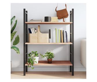 Falipolc, 80x40x2 cm, kezeletlen tömör tölgyfa