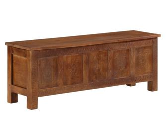 Lada de depozitare, 110x30x40 cm, lemn masiv de mango