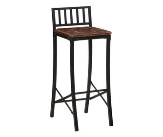 Scaune De Bar, 2 Buc., Lemn Masiv Reciclat