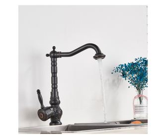 Koupelnová baterie, Blackswan, Typ M37.1, Antická černá, Velikost 28,7 cm