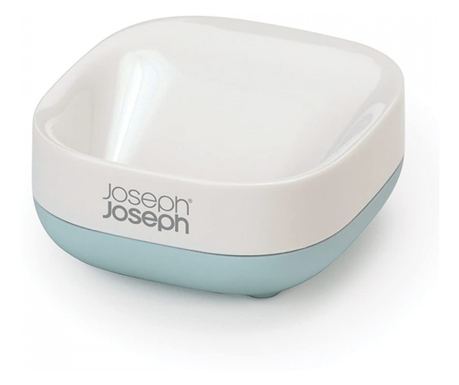 Szappantartó Joseph Joseph Slim 70502, Lefolyónyílás, Kék/fehér