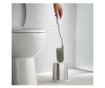 Perie WC Joseph Joseph Flex 70561, Cap flexibil în formă de D, Inox