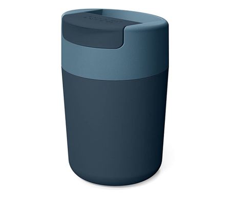 Joseph Joseph Sipp 81124 termobögre, zárófedél, 340 ml, BPA-mentes, polipropilén, kék
