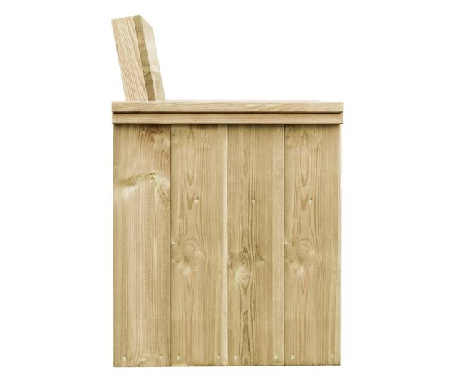 Vanjski set namještaja, 5 dijelova, tretirano borovo drvo