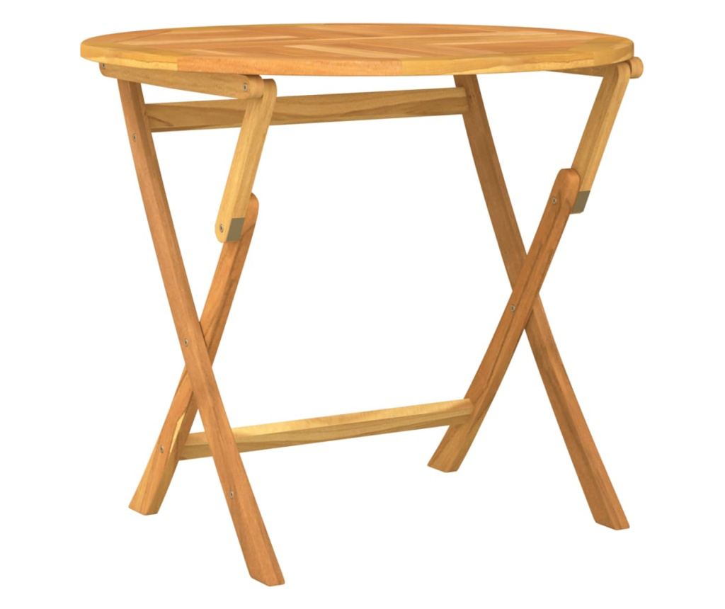 Градински комплект, масивно тиково дърво, 5 части - 6