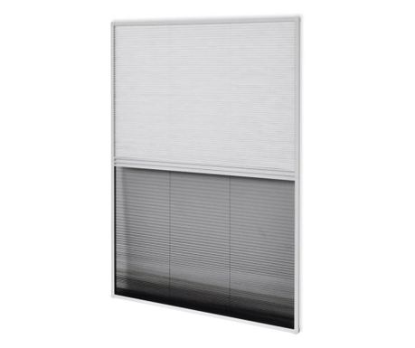 Zaslon Protiv Insekata za Prozore Aluminijski 80x120 cm sa Sjenilom