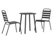 Градински комплект за хранене, 3 части, антрацит, стомана thumbnail 3