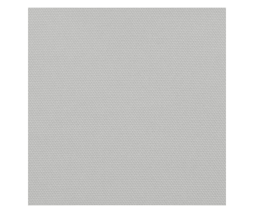 Stínicí plachta světle šedá 3 x 4 x 5 m 100% polyester oxford - 9