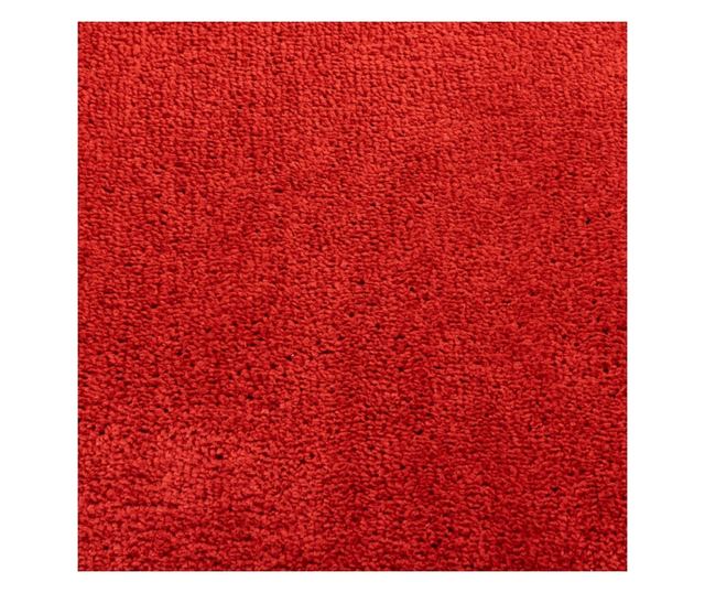 OVIEDO piros rövid szálú szőnyeg 60 x 110 cm