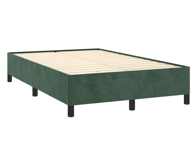 sötétzöld bársony ágykeret 120 x 190 cm