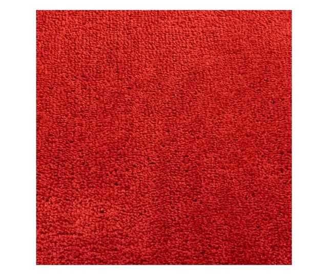 OVIEDO piros rövid szálú szőnyeg 120 x 120 cm