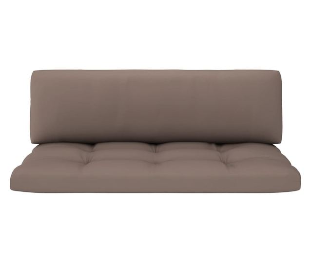 Canapea de mijloc din paleți de grădină, lemn pin gri tratat