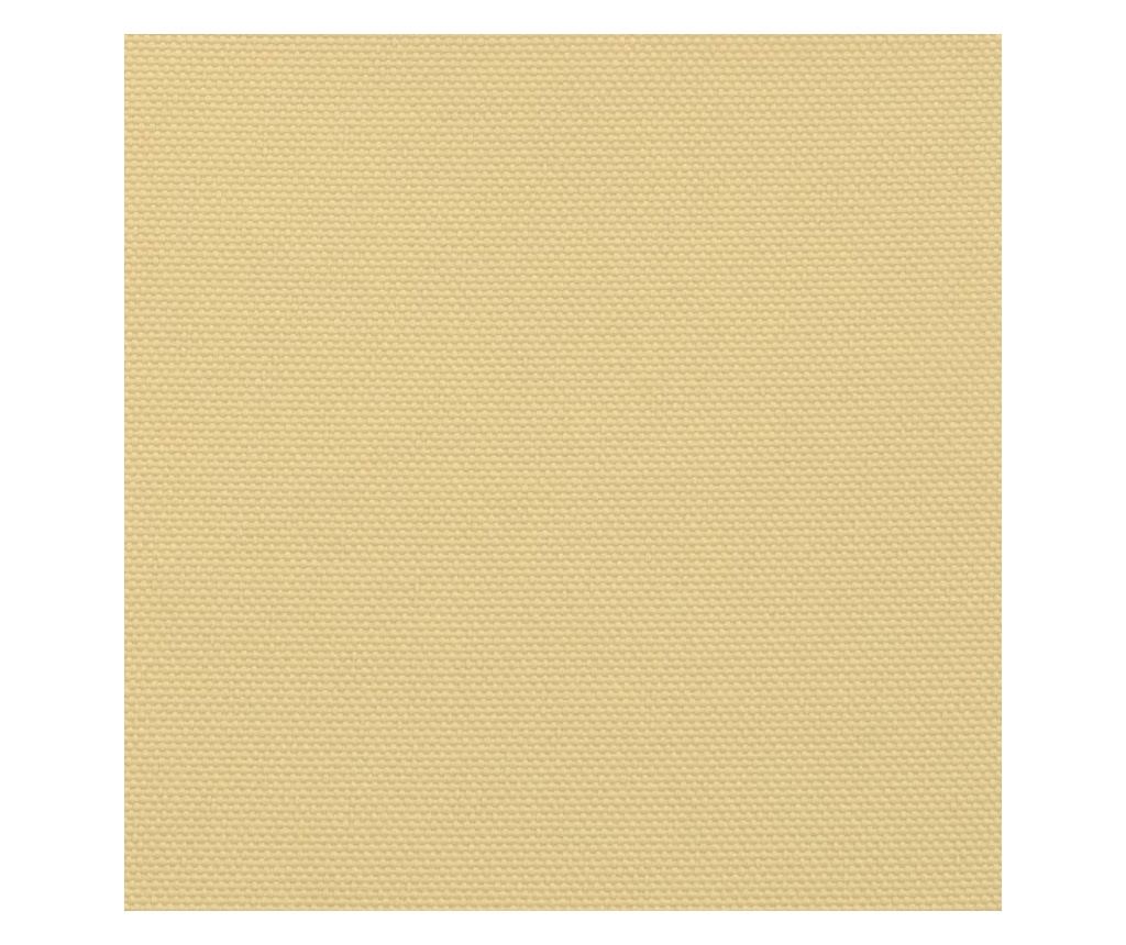 Stínicí plachta písková 3,5 x 3,5 x 4,9 m 100% polyester oxford - 9