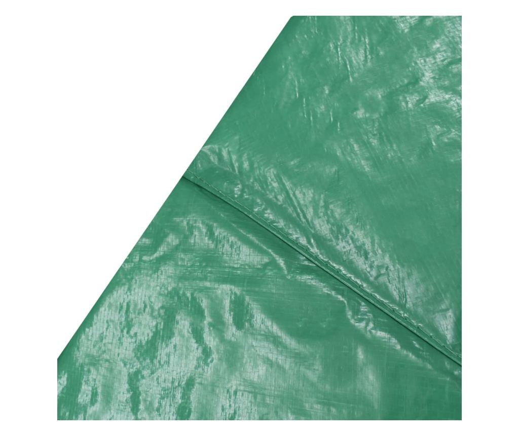 4.26m кръгла подложка за предпазна мрежа за батут, зелена, PE - 3