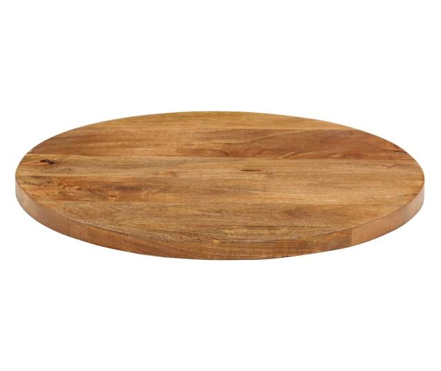 tömör mangófa kerek asztallap Ø60 x 2,5 cm