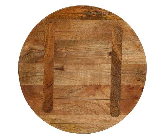 tömör mangófa kerek asztallap Ø60 x 2,5 cm