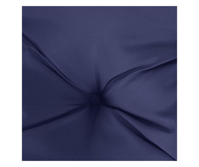 2 db tengerészkék oxford szövet kerti padpárna 200 x 50 x 7 cm