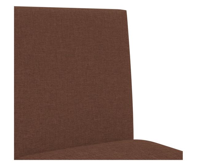 2 db tömör gumifa és szövet bárszék