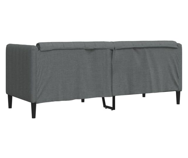 2 személyes sötétszürke szövet kanapé