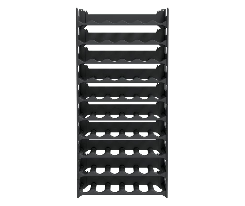 Wine Rack, for 60 Bottles, Stackable PP - 3