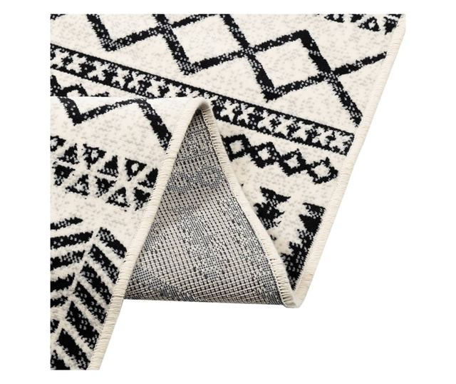 többszínű bel/kültéri csúszásgátló rövidszálú szőnyeg 190x300cm