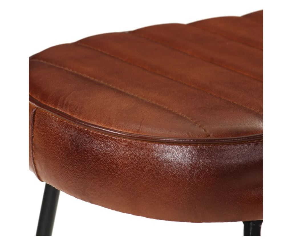 Barski stoli, 2 kosa, temno rjavi, 41x29x62 cm - 7