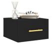 Стенна нощна шкафка, черна, 35x35x20 см thumbnail 3