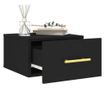 Стенна нощна шкафка, черна, 35x35x20 см thumbnail 4