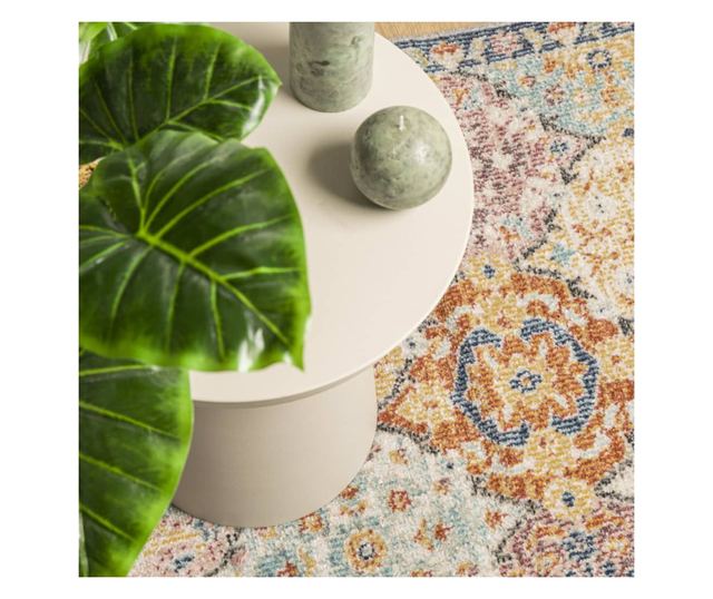 ARBIZU többszínű vintage stílusú bel-/kültéri szőnyeg 80x150 cm