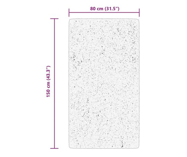 ARBIZU többszínű vintage stílusú bel-/kültéri szőnyeg 80x150 cm