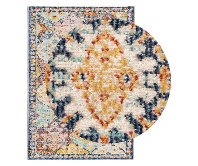 ARBIZU többszínű vintage stílusú bel-/kültéri szőnyeg 140x200cm