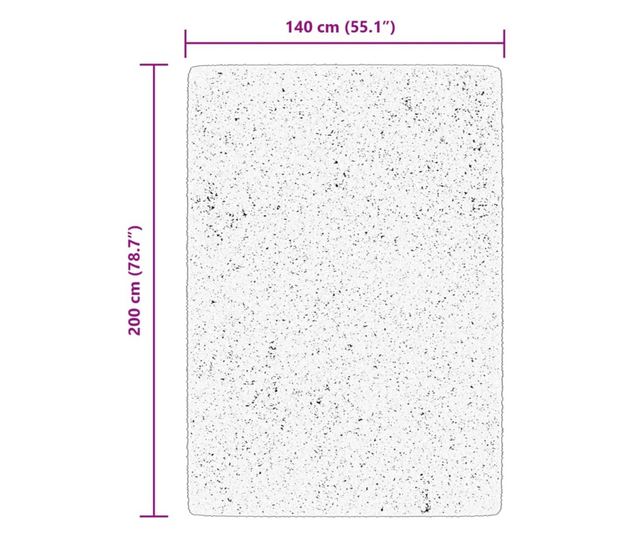 ARBIZU többszínű vintage stílusú bel-/kültéri szőnyeg 140x200cm