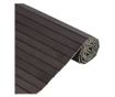 négyszögletű sötétbarna bambusz szőnyeg 70 x 500 cm
