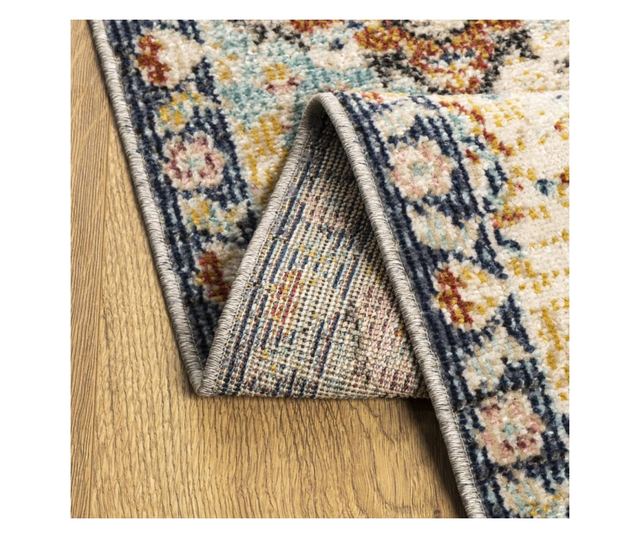 ARBIZU többszínű vintage stílusú bel-/kültéri szőnyeg 80x150 cm
