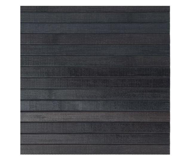 négyszögletű szürke bambusz szőnyeg 100 x 300 cm